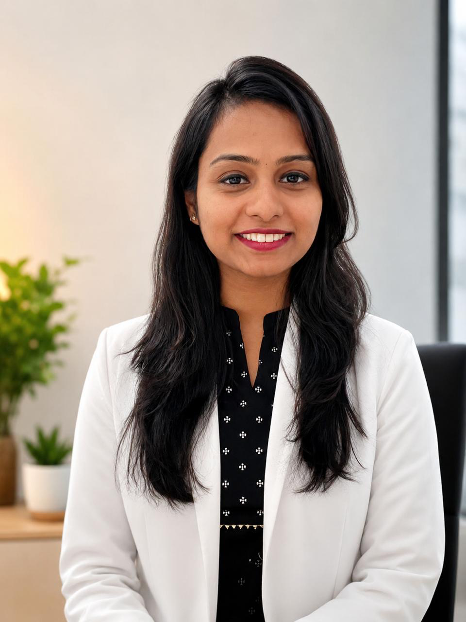 Portrait of Dr Sheela S, physiotherapist